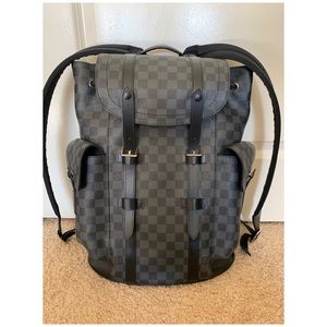Chris PM D Graphite Damier Louis Vuitton backpack